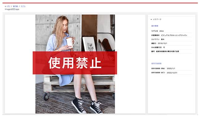 デジタルアセット管理(DAM)システム「CIERTO」:著作権情報管理
